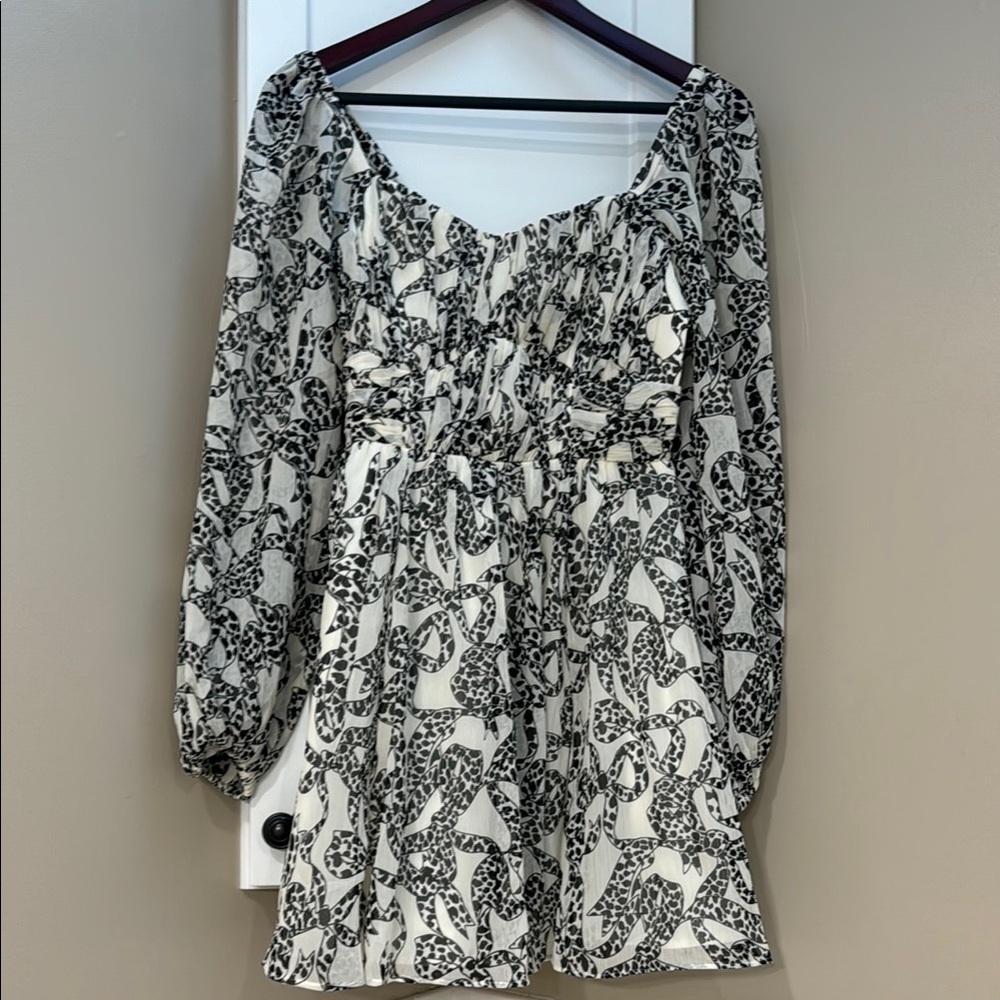 Express Bow Holiday Dress